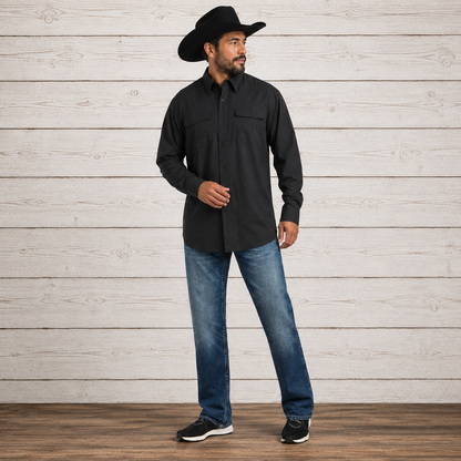 Ariat VentTEK Performance Western Shirt – Lightweight, Moisture-Wicking & Sun-Protective Work Shirt for Men
