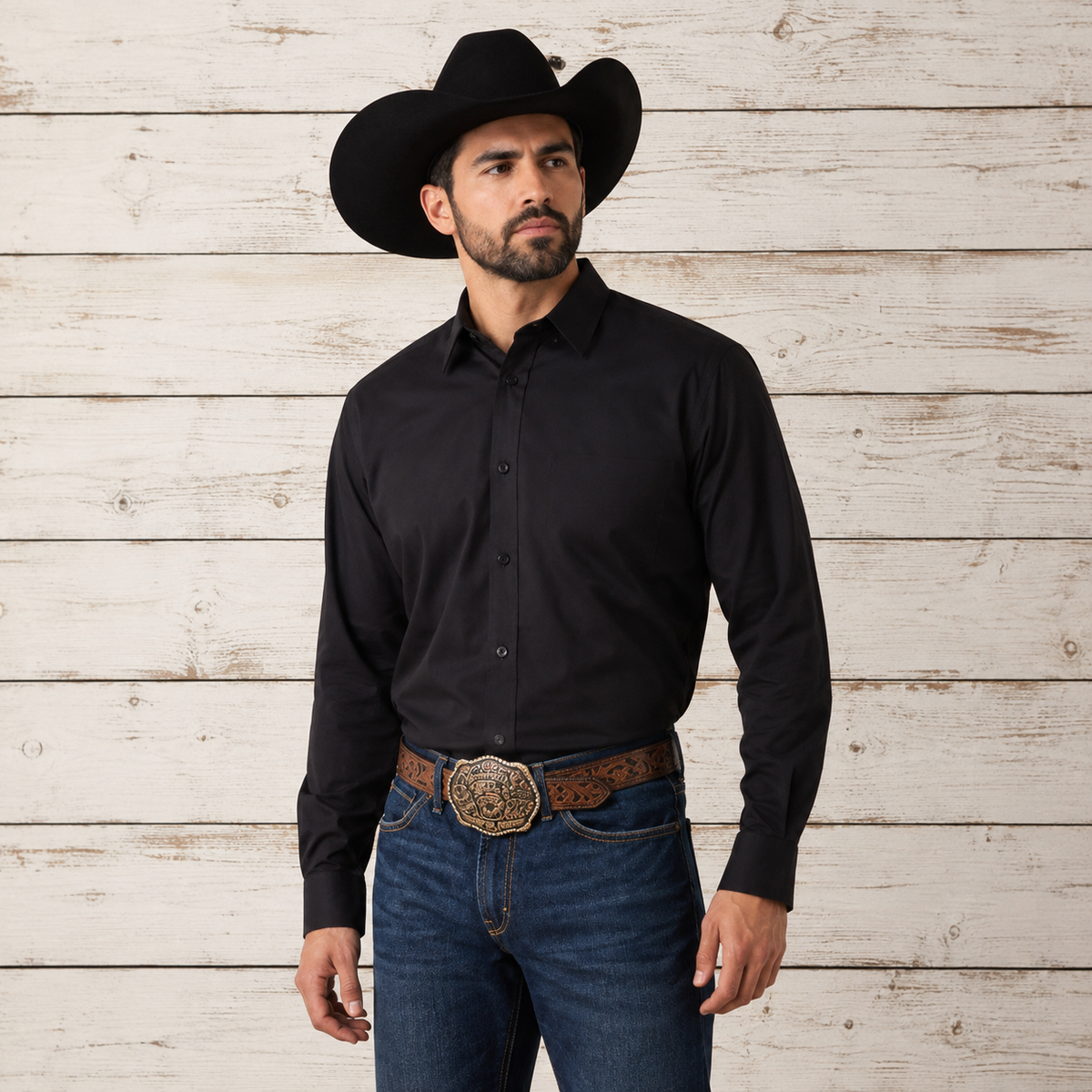 Men’s Western Shirt – Stylish Cowboy Button-Up Shirt | Art Craft Zone