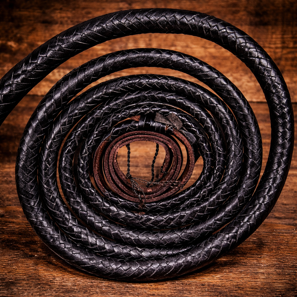 Western Bull Whip Handcrafted