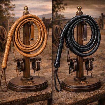 Western Bull Whip Handcrafted